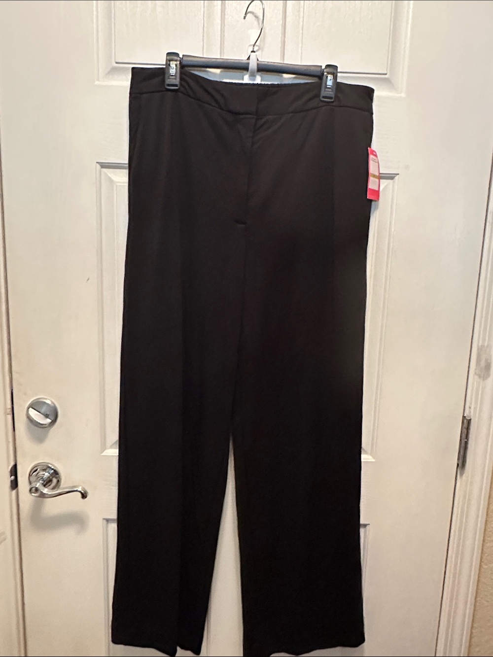 Vince Camuto NWT Classic Black Wide-Leg Women's Pants Elastic Back Size 14